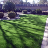 Fake Turf Desert Hot Springs, California Roof Top, Front Yard Design