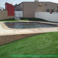 Grass Installation Indio, California Roof Top, Swimming Pool Designs