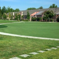 Synthetic Grass Desert Edge, California Landscape Rock, Commercial Landscape