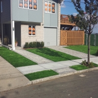 Synthetic Lawn Desert Edge, California Landscape Ideas, Front Yard Design