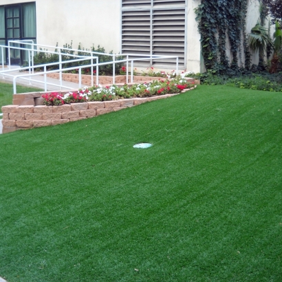 Faux Grass Cherry Valley, California Backyard Deck Ideas, Front Yard