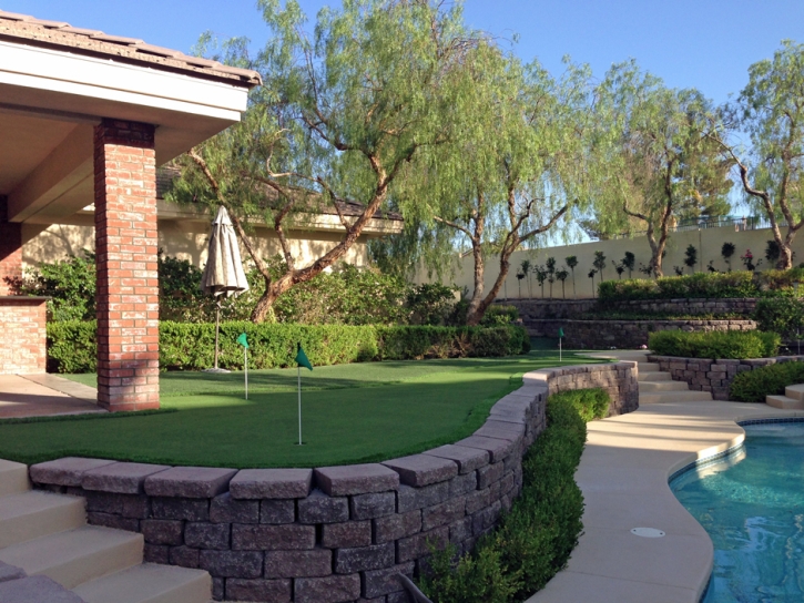 Artificial Grass Carpet Indio, California Golf Green, Backyard Designs