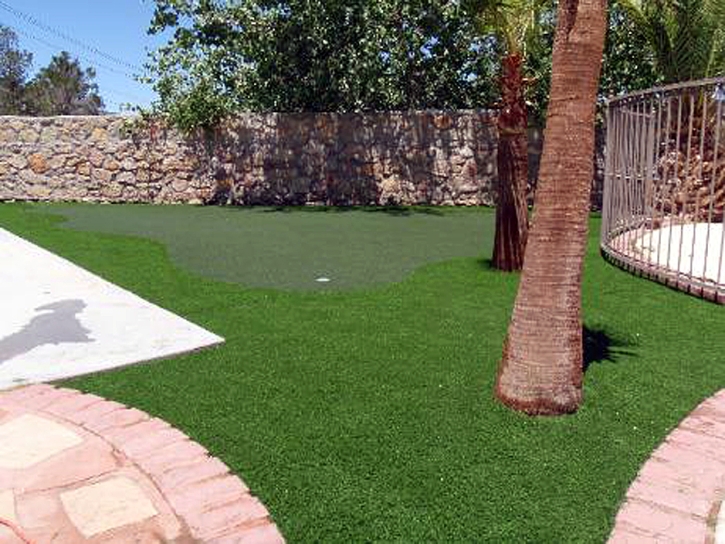 Artificial Grass Indian Wells, California Putting Green Flags, Backyard Landscaping