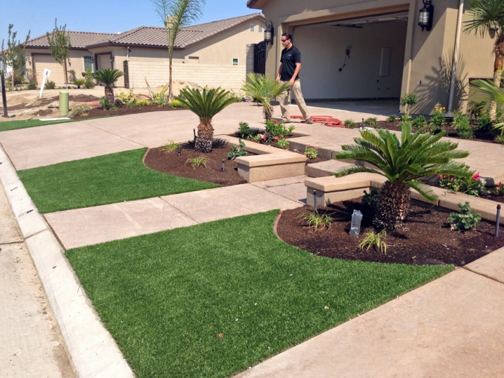 Artificial Turf Installation Desert Center, California Gardeners, Front Yard Design