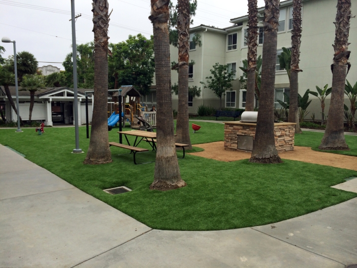 Fake Turf Alpine Village, California Lawn And Landscape, Commercial Landscape