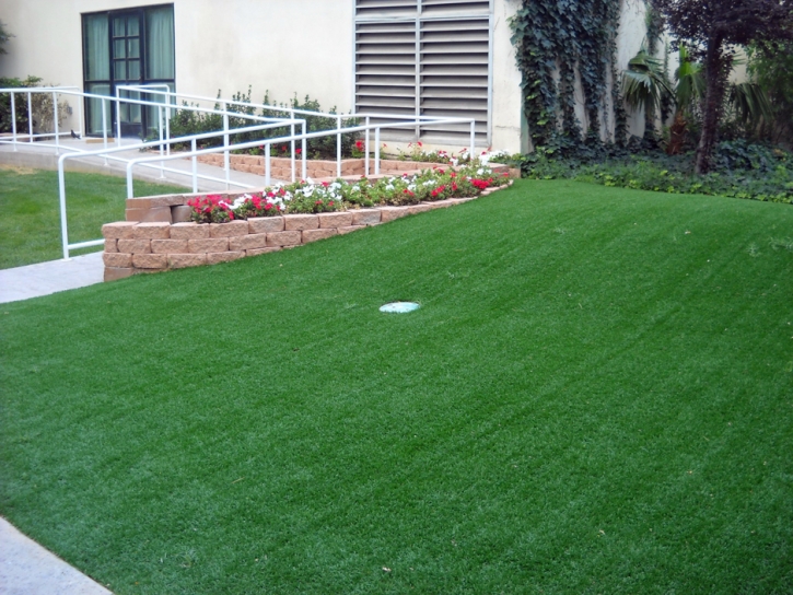 Faux Grass Cherry Valley, California Backyard Deck Ideas, Front Yard