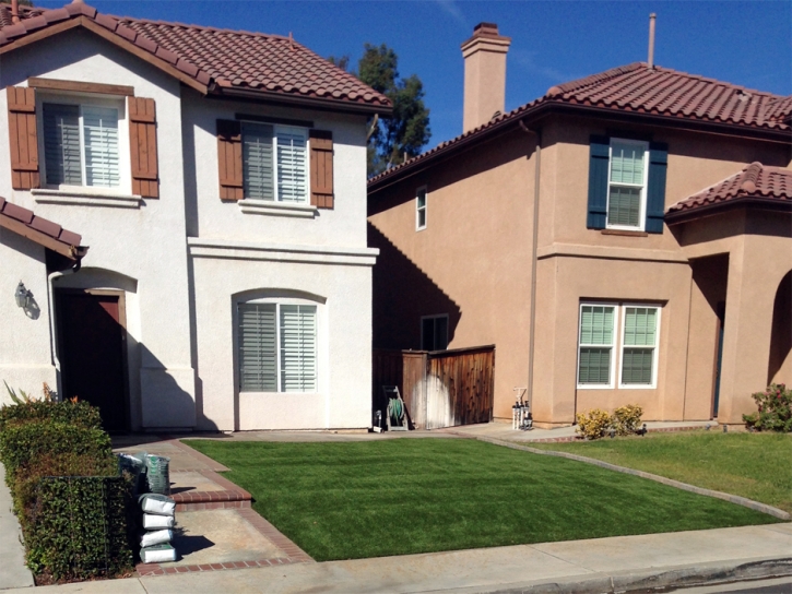 Faux Grass Coachella, California Backyard Deck Ideas, Front Yard Landscaping