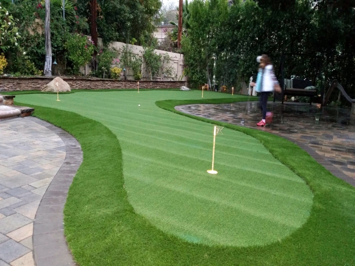 Grass Carpet Indio Hills, California Backyard Putting Green, Small Backyard Ideas