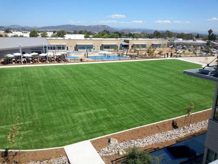 Grass Installation Beaumont, California Sports Athority, Commercial Landscape