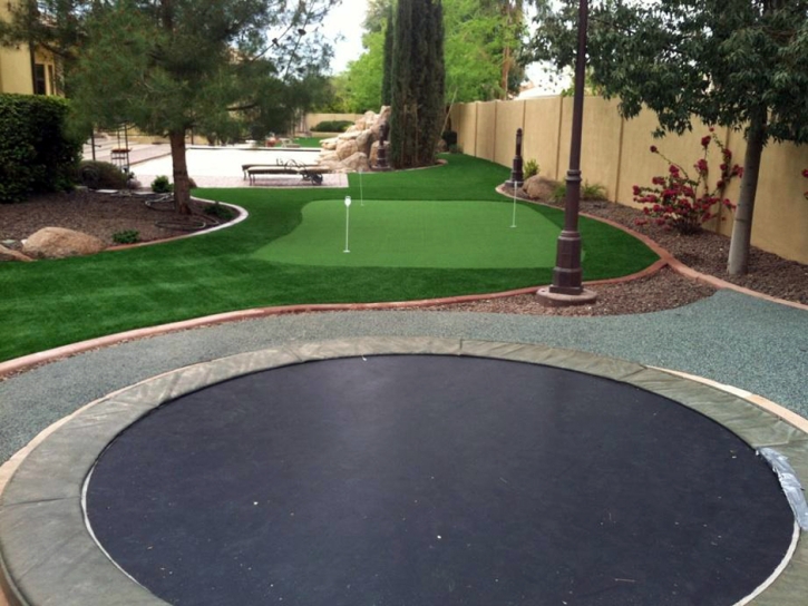 Grass Installation Palm Desert, California Rooftop, Backyard Design