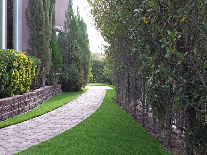 Synthetic Lawn Temecula, California Paver Patio, Front Yard Design